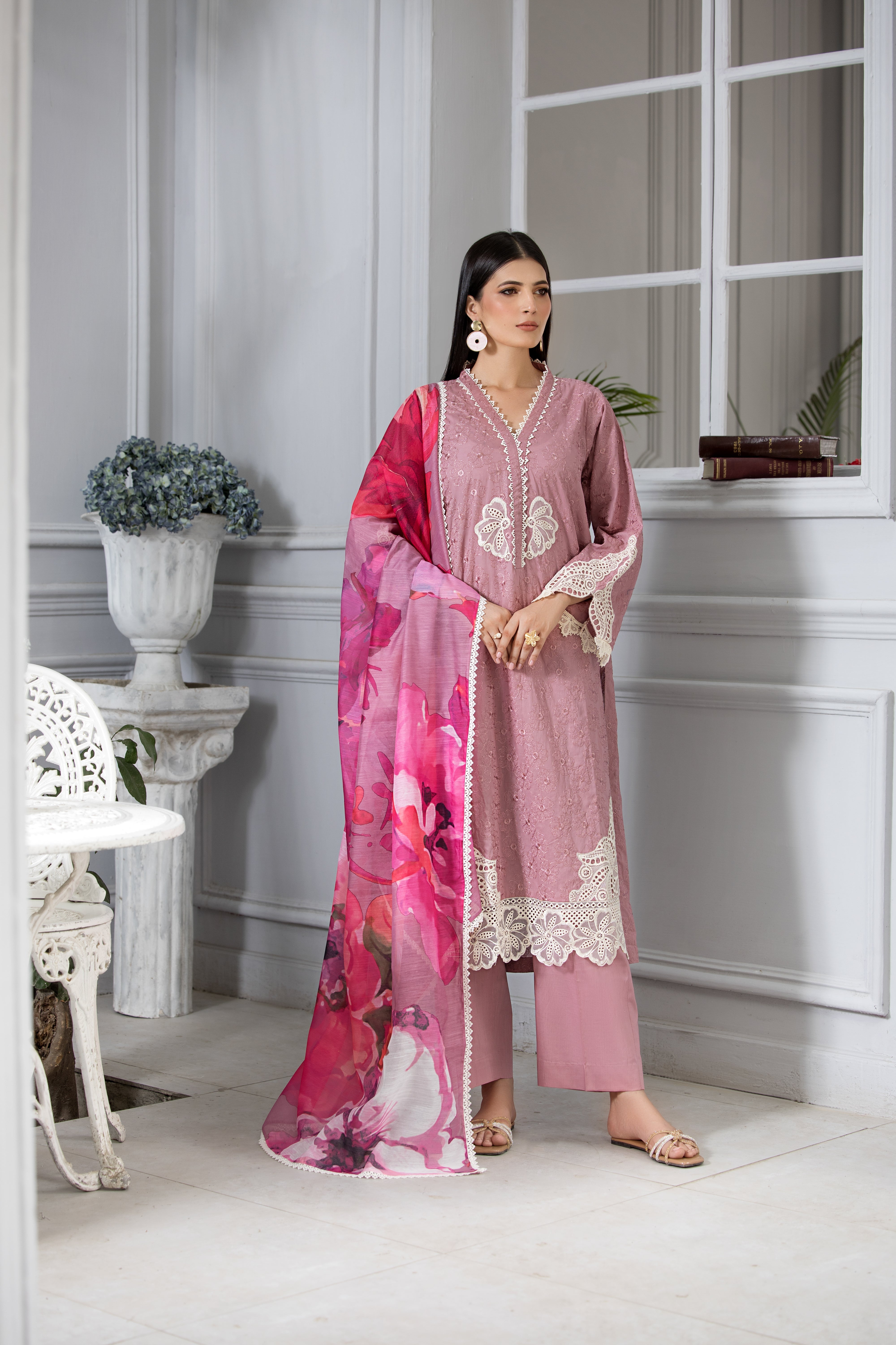 Abrashum - Tea Pink Elegance
